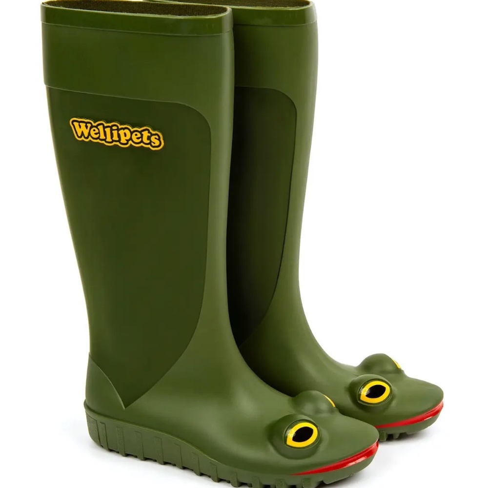 NIB: Wellipets Frog Rain Boots